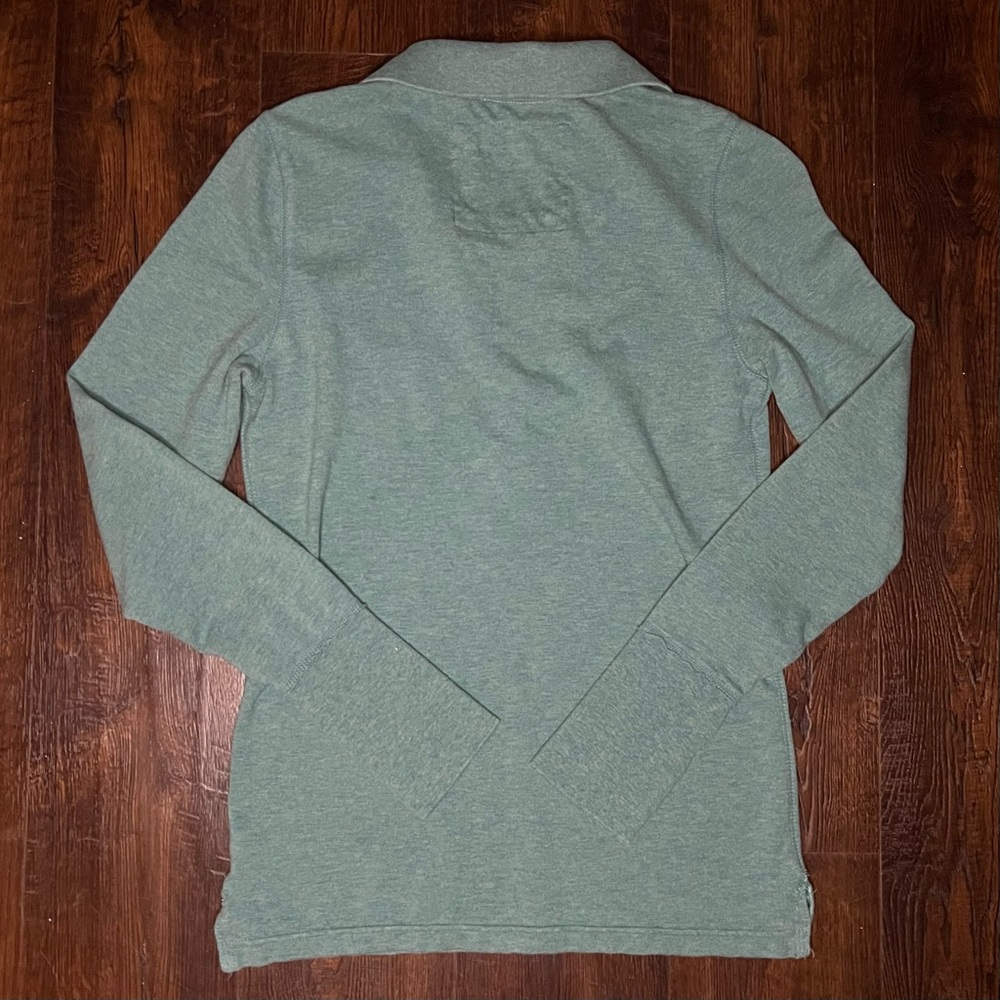 Y2K 2000s Vintage American Eagle Outfitters Long Sleeve Henley/Polo - Picture 5 of 7